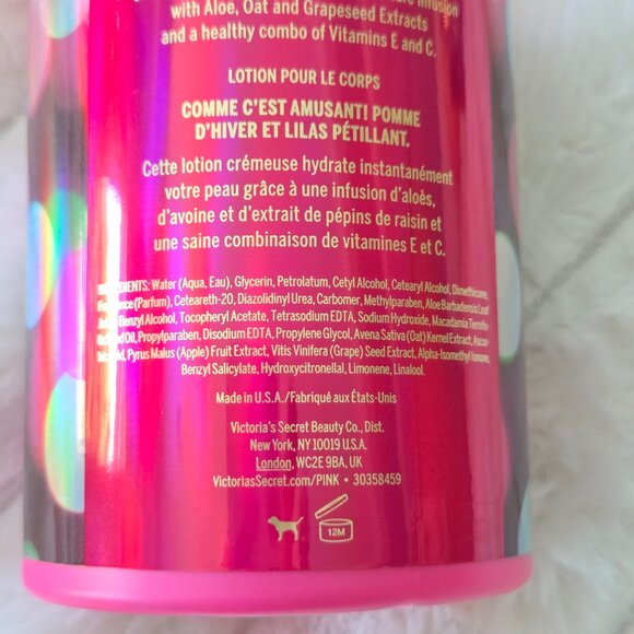 Victoria's Secret PINK Oh What Fun Body Lotion Holiday Collection 16.9oz/500ml - Picture 8 of 9